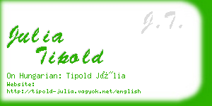 julia tipold business card